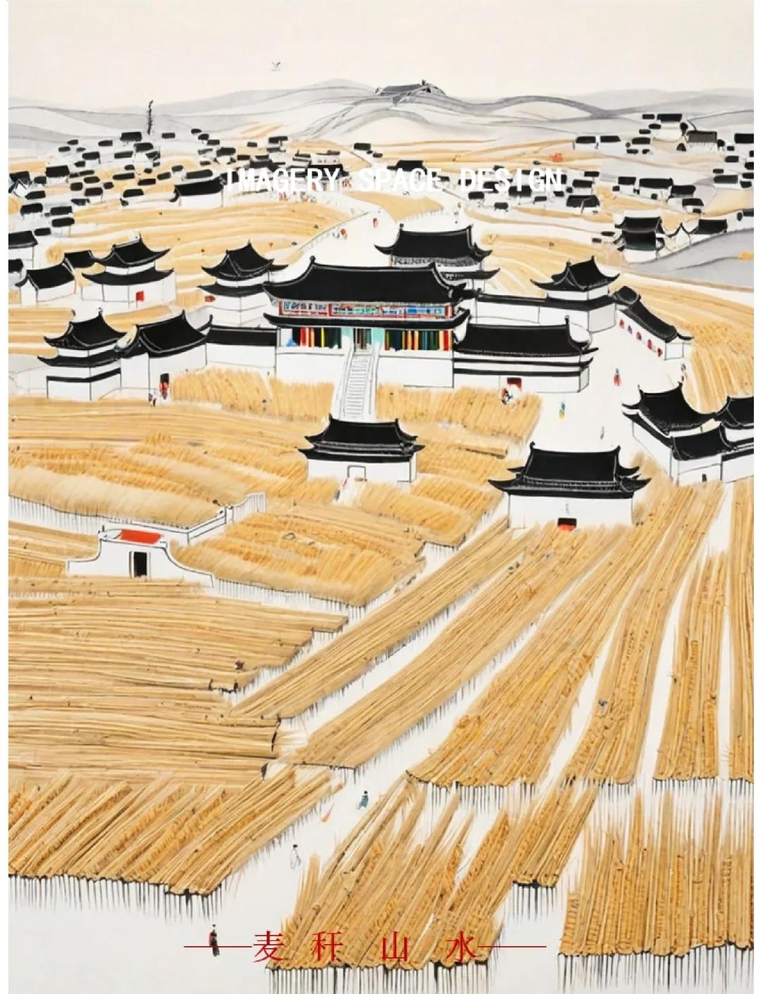 "秸"盡其用,點稈成"金"&mdash;&mdash;麥吉桿畫 麥稈畫又稱麥草畫,麥燙畫,麥秸畫