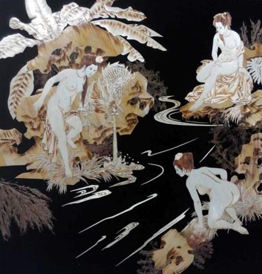 蘆俊俠的麥秸畫