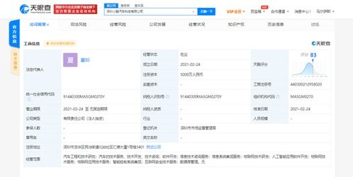 小鵬汽車深圳成立科技新公司，注冊(cè)資本5000萬聚焦軟件與信息技術(shù)服務(wù)